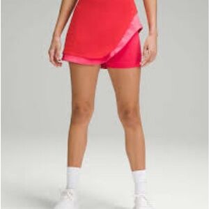 Lululemon Athletica Vibrant Pink Tennis Skirt Skort